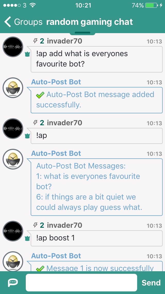 Auto Post Bot