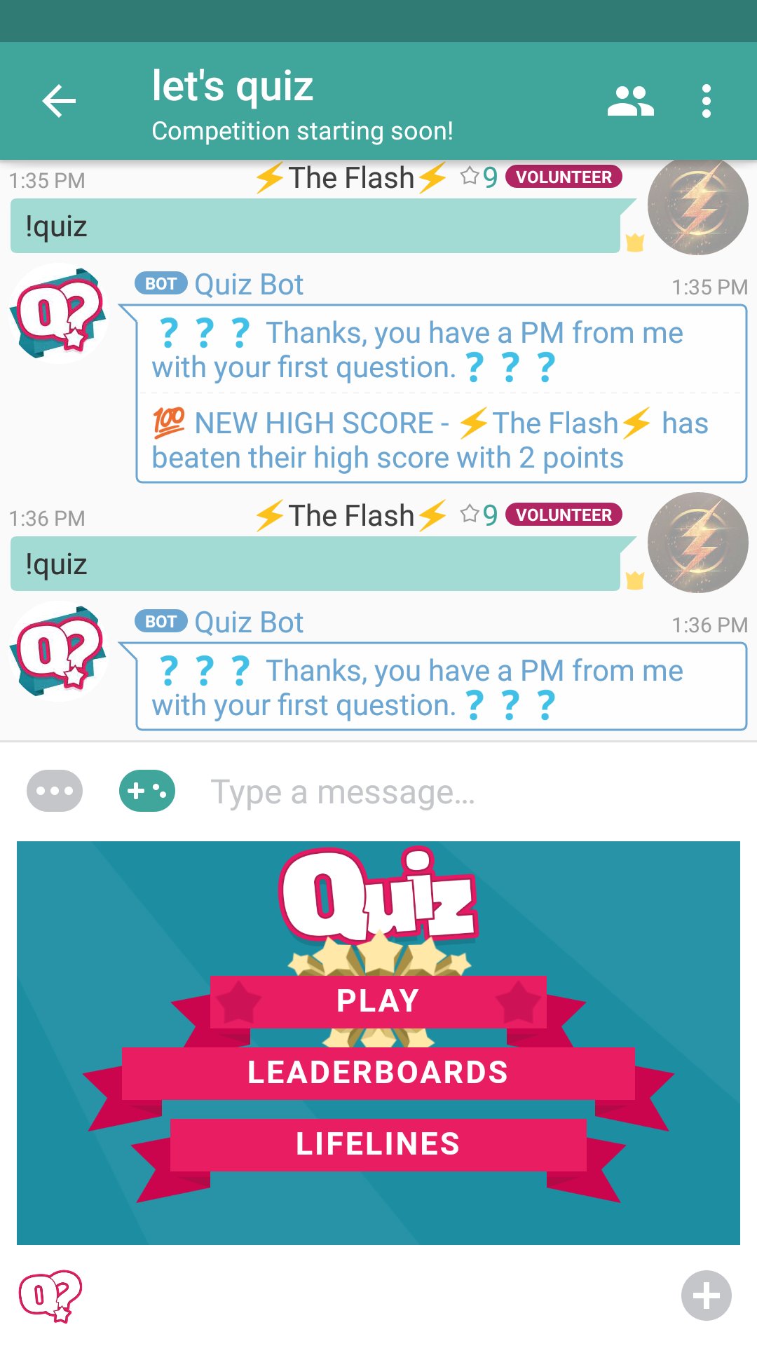 Quiz Bot